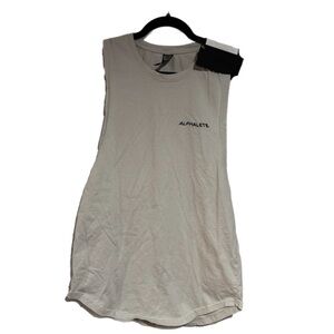NWT Alphalete Beige Cutoff shirt